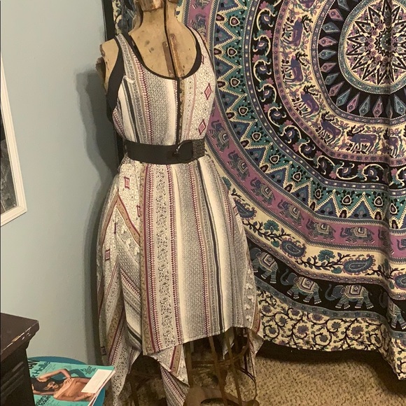 Maurices Dresses & Skirts - 💜Boho Sleeveless Dress With Open Back💜
